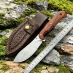Outdoor Messer mit feststehender Klinge - Wood