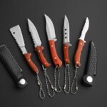 Outdoor Messer mit feststehender Klinge - Wood Set