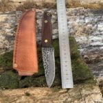Outdoor Messer mit feststehender Klinge - Damascus