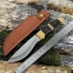 Outdoor Messer mit feststehender Klinge - Wood