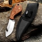 Outdoor Messer mit feststehender Klinge - Wood