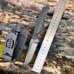 Outdoor Messer mit feststehender Klinge - Stonewashed